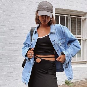 Princess Polly Oversized Western Denim Jacket